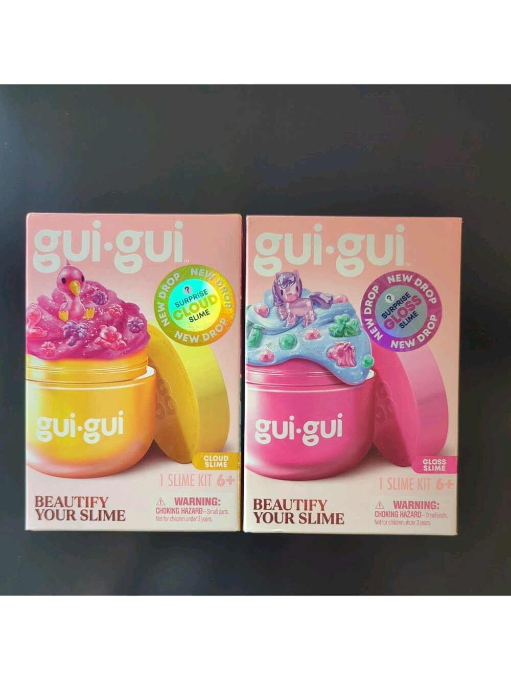 GUI GUI Slime Kit - Scented Slime 2 Pack - Beautify Your Slime-Gloss & Cloud-New